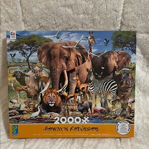 Ceaco Howard Robinson African Oasis 2000 Piece Puzzle